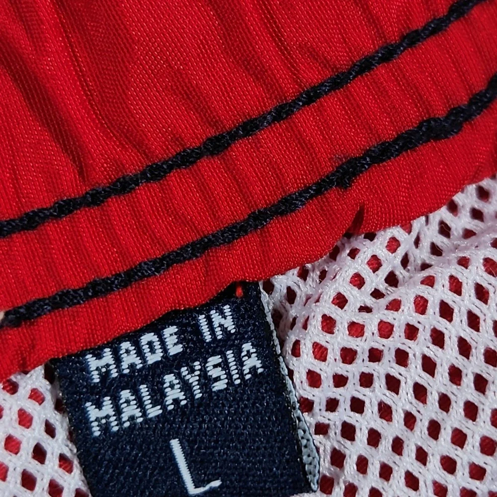 Vintage 90s Polo Sport Swim Trunks Mens Large Red Ralph Lauren Mesh Lined